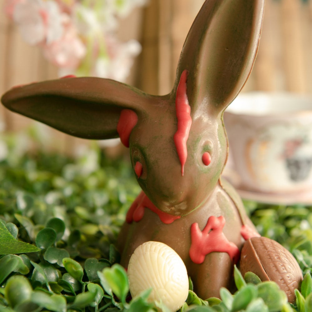 Chocolate Zombie Bunny and Chocolate Mini Eggs TheGOoDS